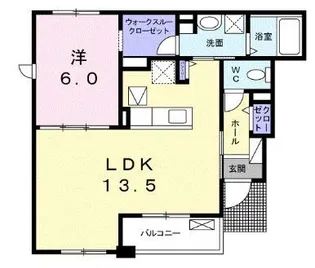 ブリーゼ【101号室】の間取り