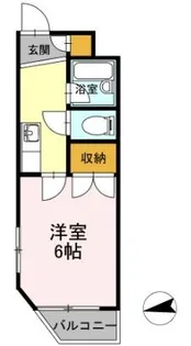 平成第2ビル【403号室】の間取り
