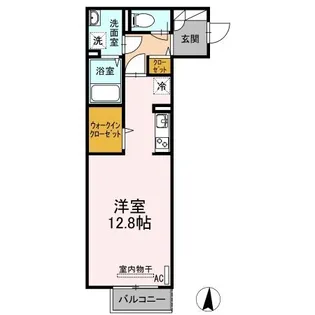 GRADO船町【202号室】の間取り