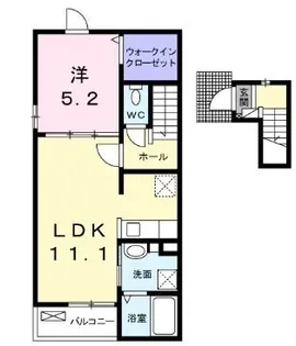 サンクチュアリ【202号室】の間取り