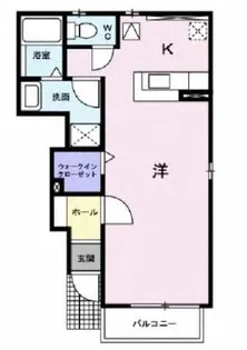 メゾンアルモニー【104号室】の間取り