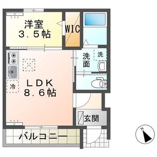 ジュジュ【103号室】の間取り