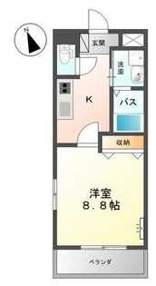 アルファルドⅢ【203号室】の間取り