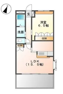 ガーデニングヒルズ【101号室】の間取り
