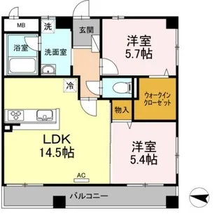 サンタリオン【301号室】の間取り