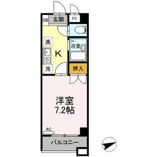 セジュール浦上【307号室】の間取り