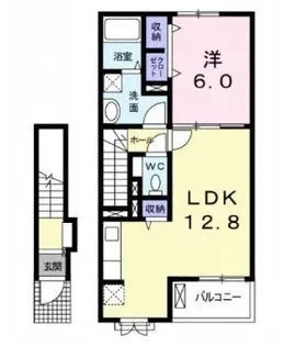 クランベリー【203号室】の間取り