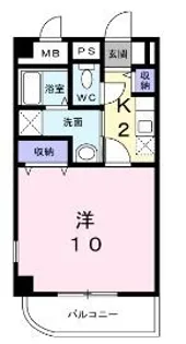 サンライズ【204号室】の間取り
