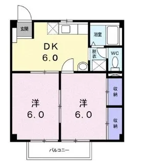 メゾン・ド・パル【202号室】の間取り