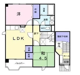グランエトワールB【201号室】の間取り