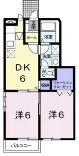 Hope・Star雅A【102号室】の間取り
