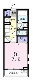 リベラシオンⅢA【101号室】の間取り