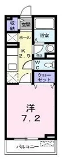 リベラシオンⅢB【204号室】の間取り