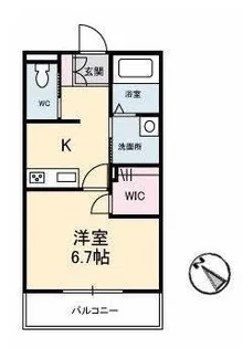 グランベレオ千代田【302号室】の間取り