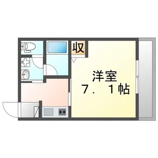 Maison de QuatreⅢ【407号室】の間取り