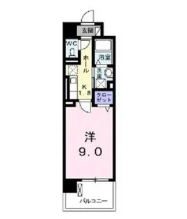 アプローズ【802号室】の間取り