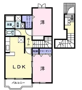 グロースコート【203号室】の間取り