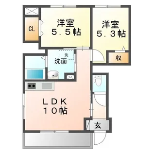 プルミエール【101号室】の間取り