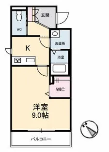 グランベレオ千代田【105号室】の間取り
