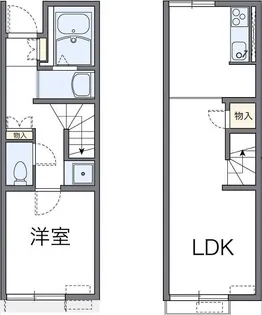 レオネクストラ ポール【112号室】の間取り
