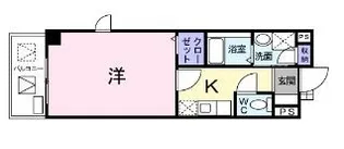 マニフィーク【208号室】の間取り