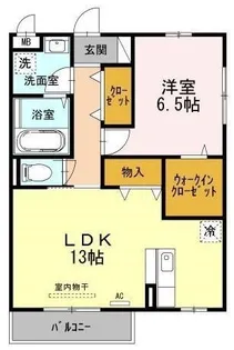 シャンテ御門【301号室】の間取り