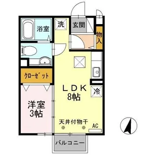 セジュールセイワ【103号室】の間取り