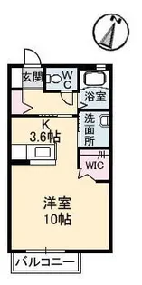 LIFE&STYLE【202号室】の間取り