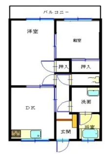 ピュア光Ⅱ【202号室】の間取り