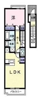 アルドーレA【202号室】の間取り