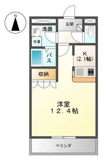 セイフティ パレK【102号室】の間取り