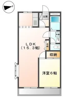 リバーサイド21【205号室】の間取り