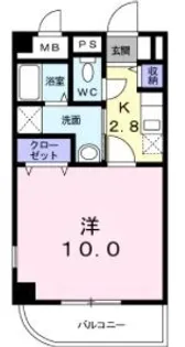 ドミールソレイユ【105号室】の間取り