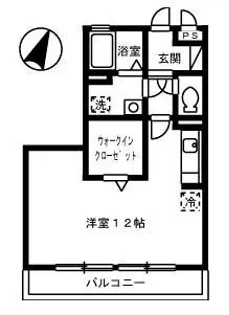 リファルジェント泉 D棟【202号室】の間取り