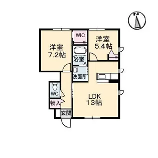 Casa Brote B棟【101号室】の間取り