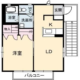 ディアスT‘s【101号室】の間取り