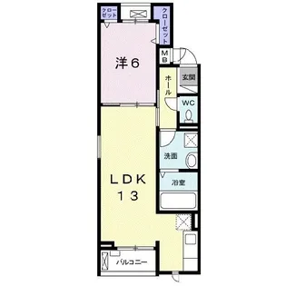 サンテールⅣ【304号室】の間取り