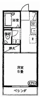 プレジール春日 B【103号室】の間取り