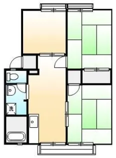 パナハイツ高尾 B【201号室】の間取り