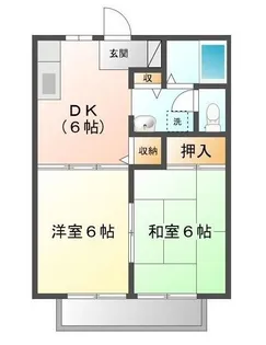 サンシティ川口【202号室】の間取り