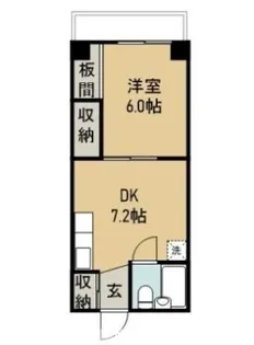 メゾン霞【401号室】の間取り