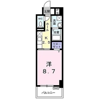 グリシナ【203号室】の間取り