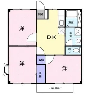 ニューシティ壱番館【204号室】の間取り