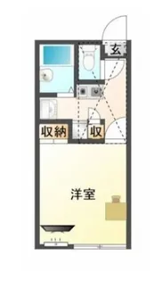 ルーチェ【202号室】の間取り