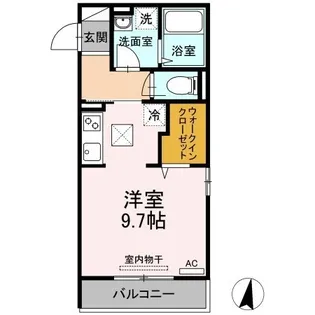 シャイン【203号室】の間取り