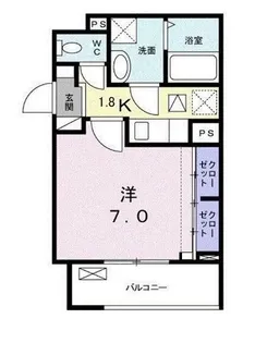エスペランサ宮前【103号室】の間取り