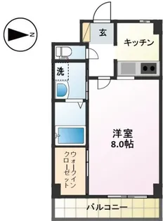 シャングリ・ラ霞【604号室】の間取り