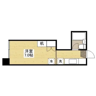 プレイシス福山【405号室】の間取り