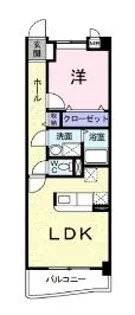 メゾン アウローラ【102号室】の間取り