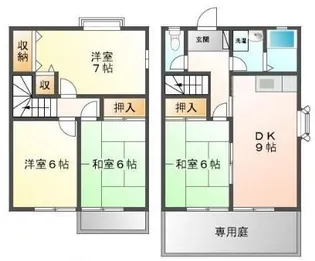 サンフェリカ本庄【B号室】の間取り